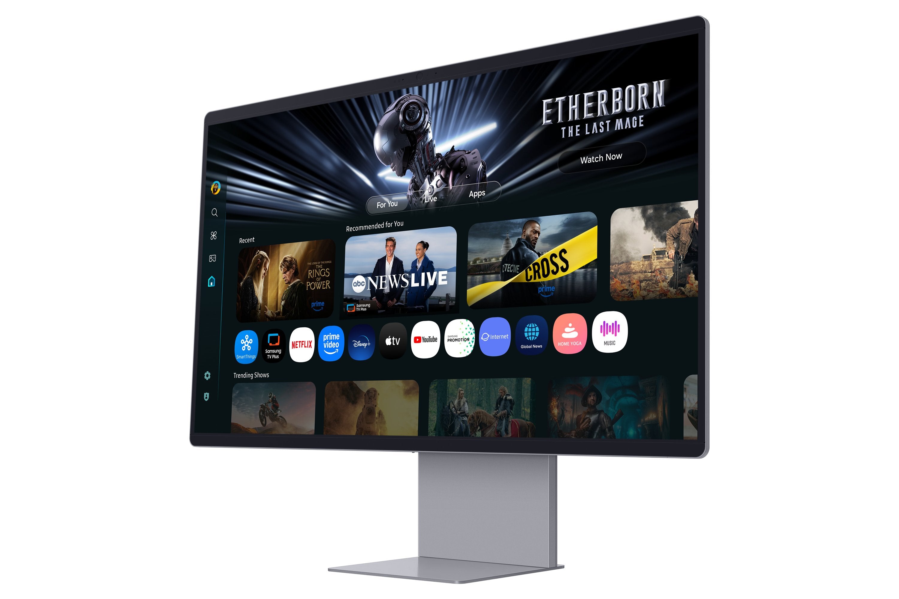 EAN 8806097342854 - Samsung M90SF pantalla para PC 81,3 cm (32") 3840 x 2160 Pixeles 4K Ultra HD OLED Plata imagen 4