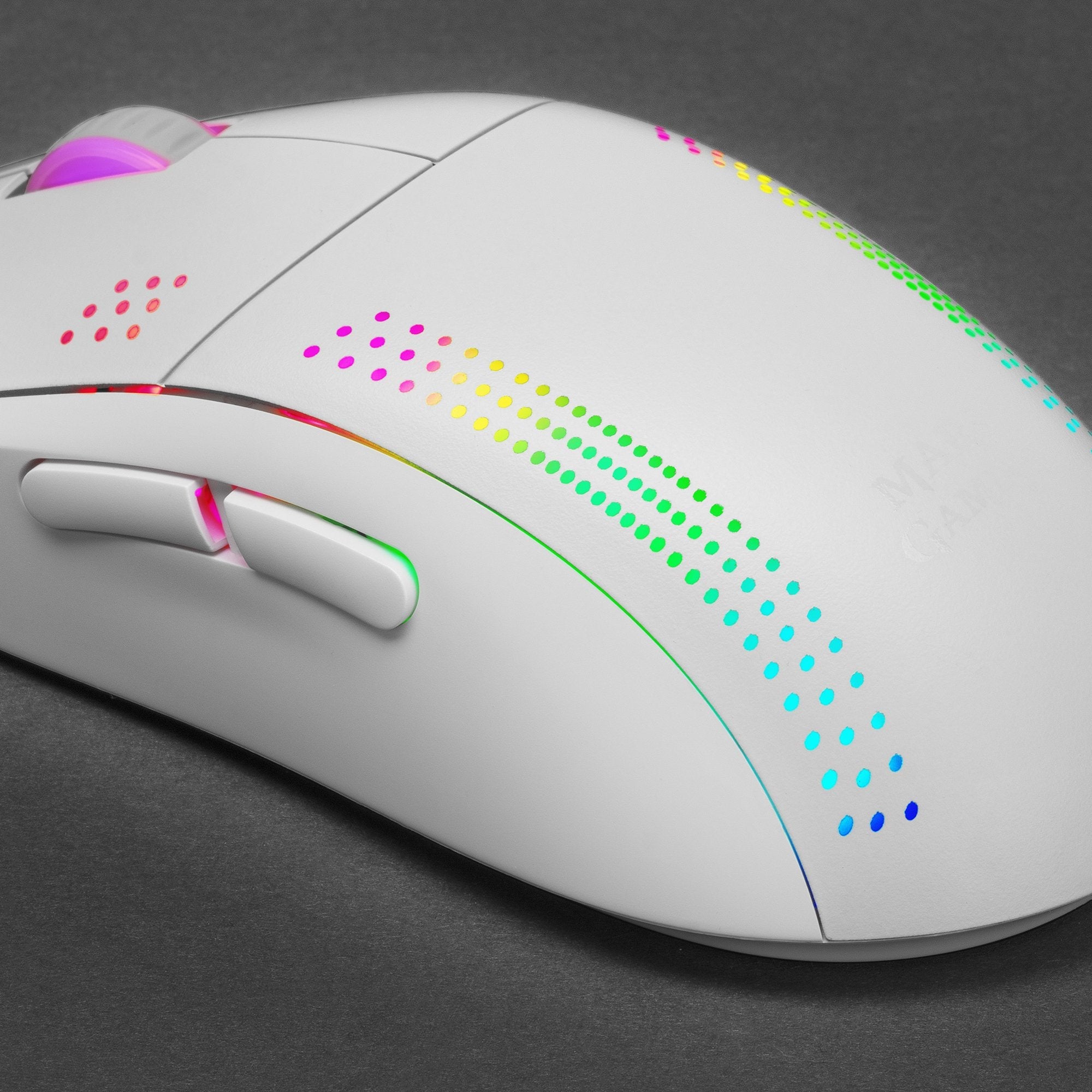 Ratón Gaming Mars Gaming Mmpro/ Hasta 32000 Dpi/ Blanco