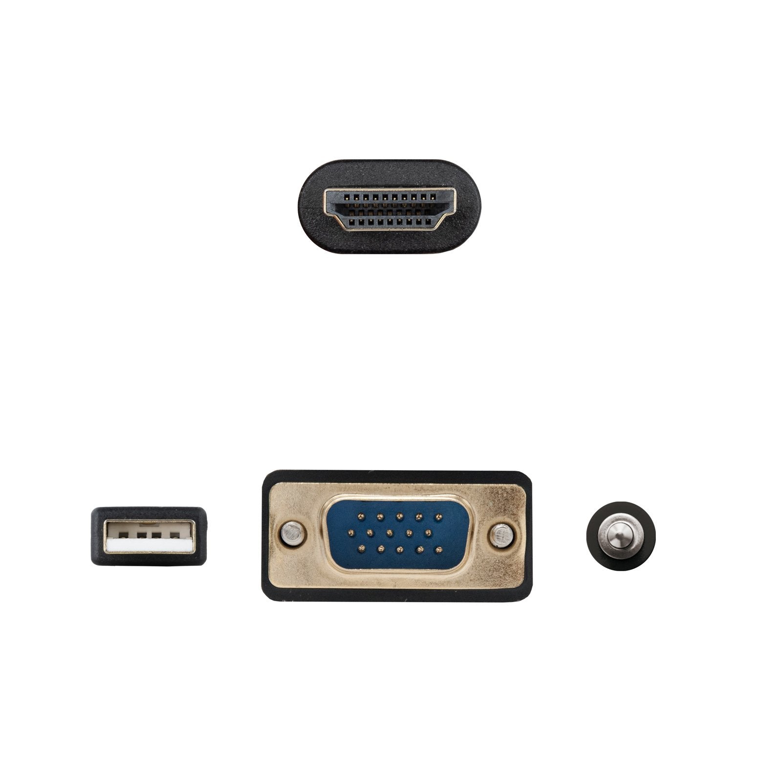 EAN 8433281016378 - Nanocable 10.15.4612 adaptador de cable de vídeo 1,8 m VGA (D-Sub) + 3.5mm + USB Type-A imagen 3