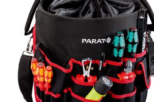 Parat 5990831991 Caja De Herramientas Tela Negro, Rojo