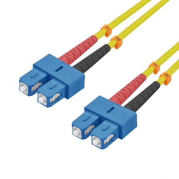 Helos Lwl Cable De Red Sc/Sc Duplex 9/125?M Os2 Amarillo 15,0m