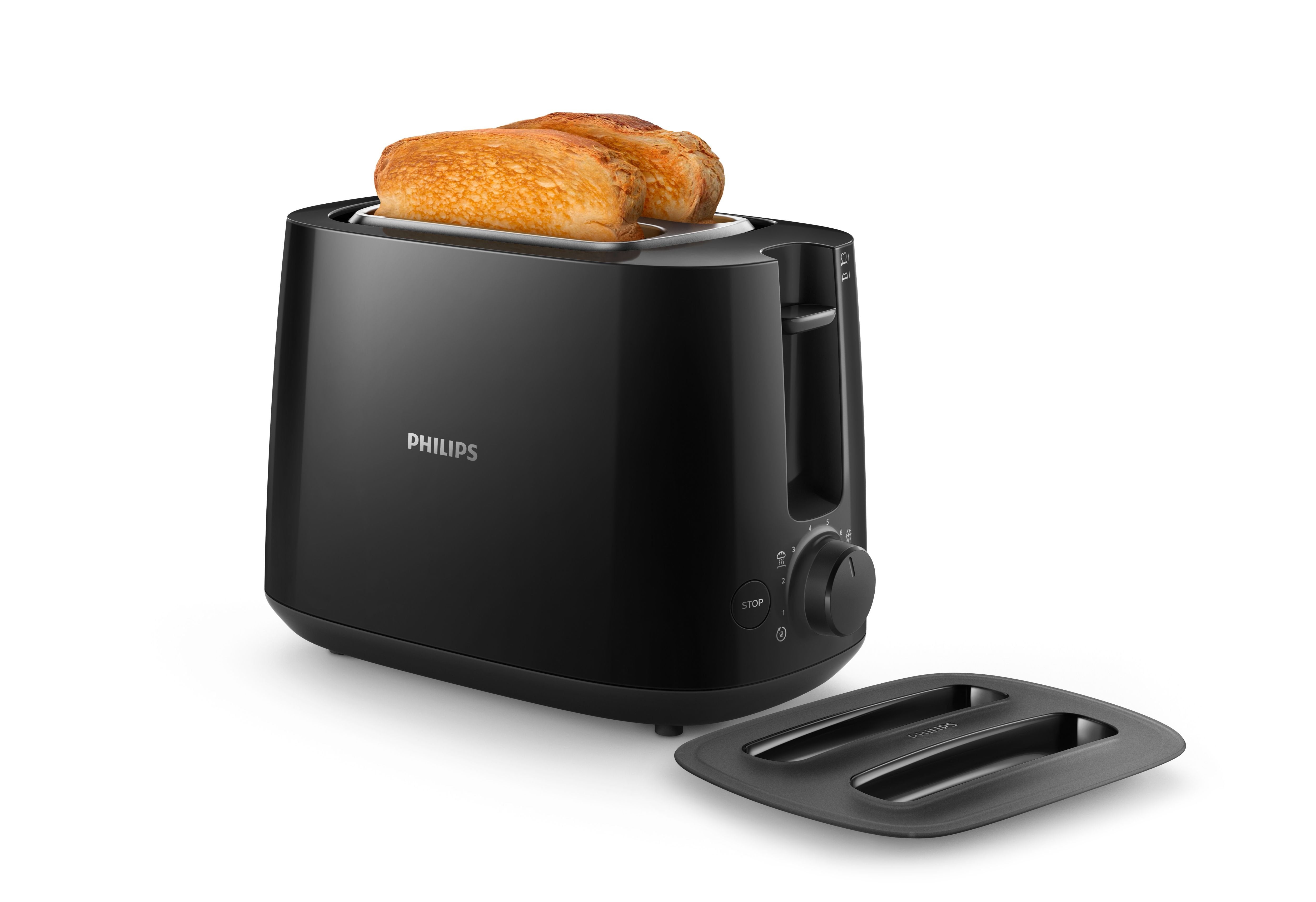 EAN 8710103800415 - Philips Daily Collection HD2582/90 tostadora 8 2 rebanada(s) 830 W Negro imagen 2