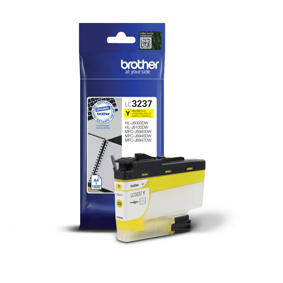 EAN 4977766788076 - Brother LC3237Y cartucho de tinta 1 pieza(s) Original Amarillo imagen 2