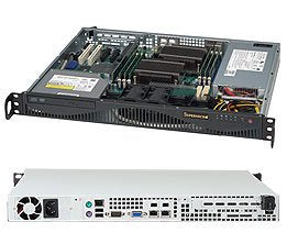 Supermicro Sc512 F-350b1 - Rack - Einbaufähig - 1u - Atx