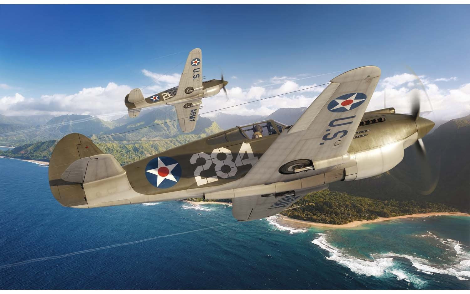 Airfix Curtiss P-40b Warhawk