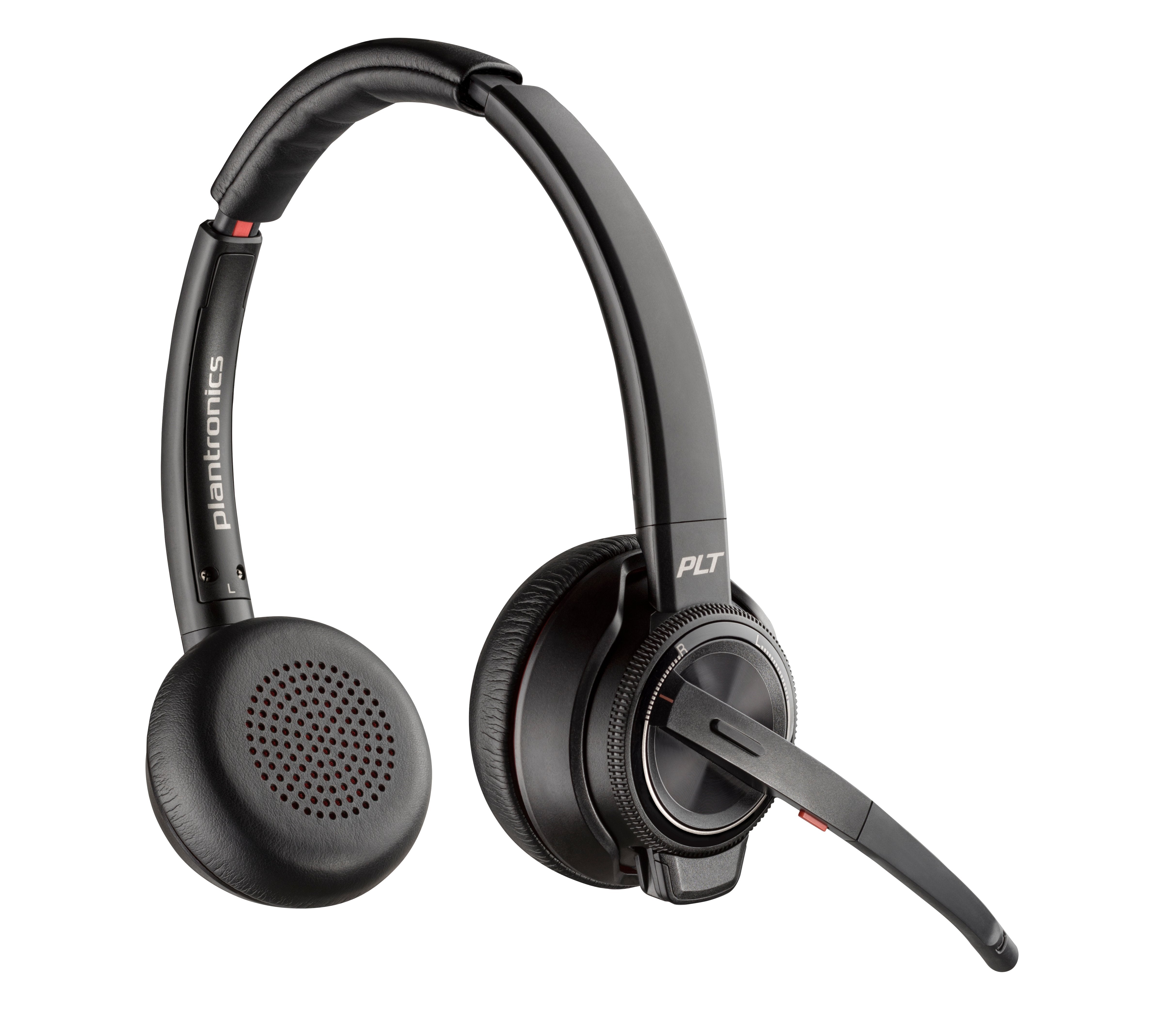 EAN 0196548585458 - HP Poly Savi 8220-M Office Stereo DECT 1880-1900 MHz Headset Oficina/Centro de llamadas Base de carga Neg imagen 1