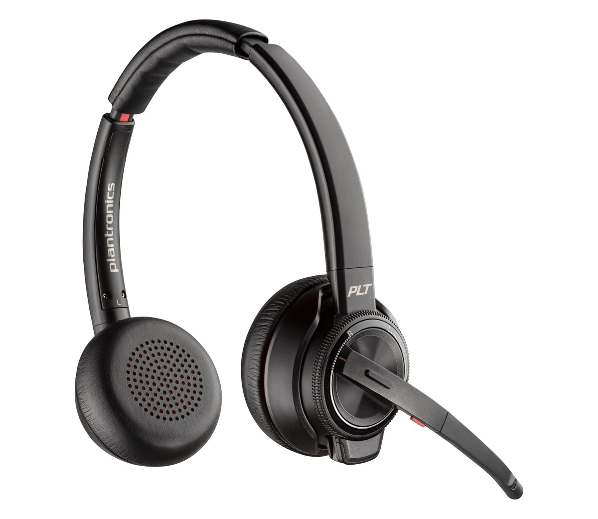 EAN 0196548585458 - HP Poly Savi 8220-M Office Stereo DECT 1880-1900 MHz Headset Oficina/Centro de llamadas Base de carga Neg imagen 1
