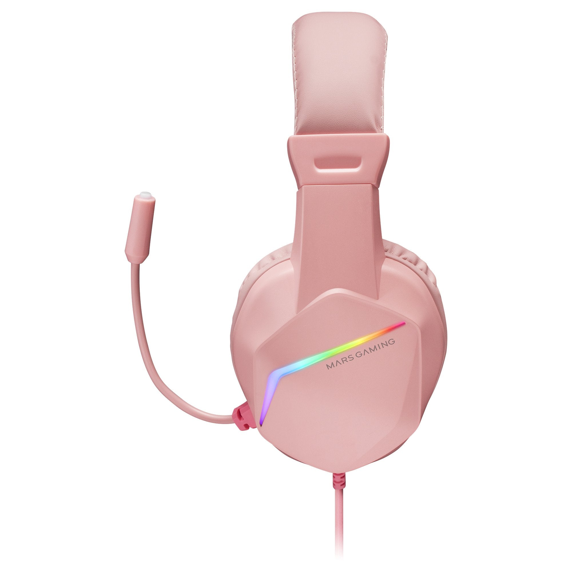 Auriculares Gaming Con Micrófono Mars Gaming Mh122 Jack 3.5 Rosas