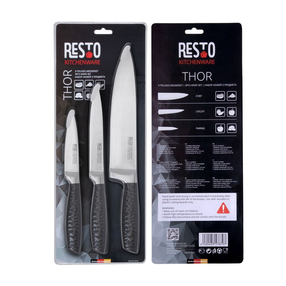 Knife Set 3pcs/95502 Resto