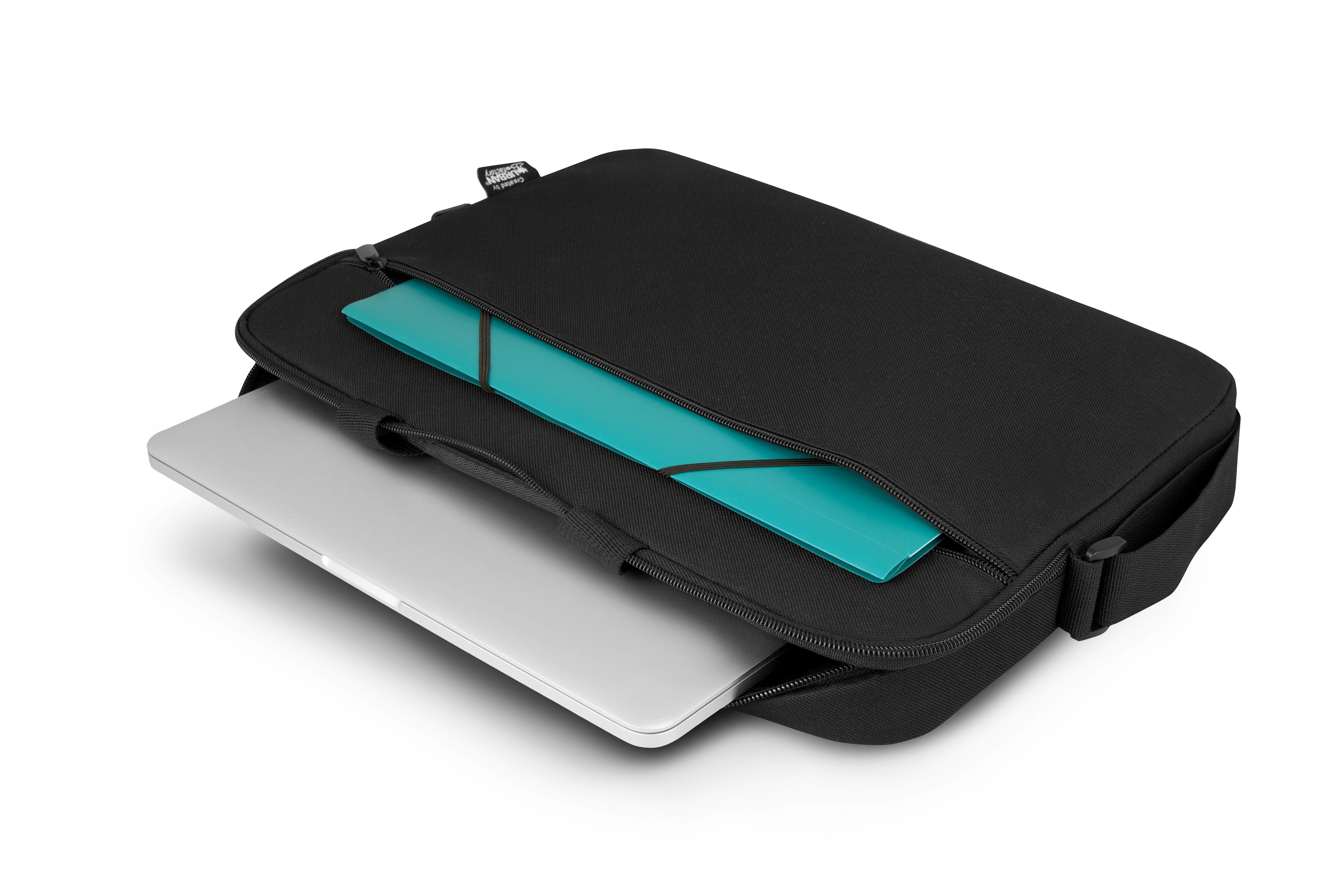 Urban Factory Nylee Maletín Negro Para Portátil Hasta 17.3"
