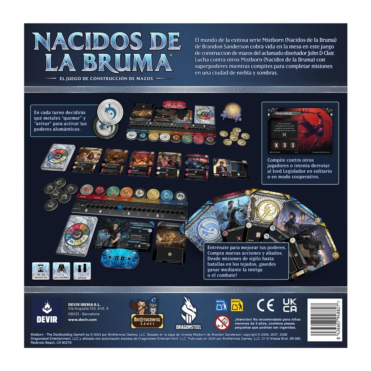 EAN 8436607948827 - Devir BGMISBES juego de tablero 60 min Juego De Cartas Estrategia imagen 4