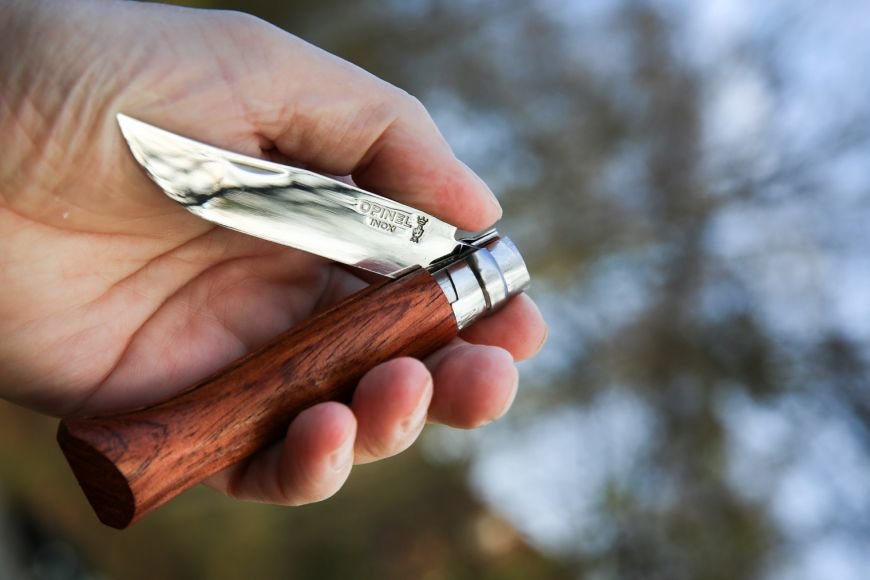 Opinel Pocket Knife No. 08 Padouk Wood