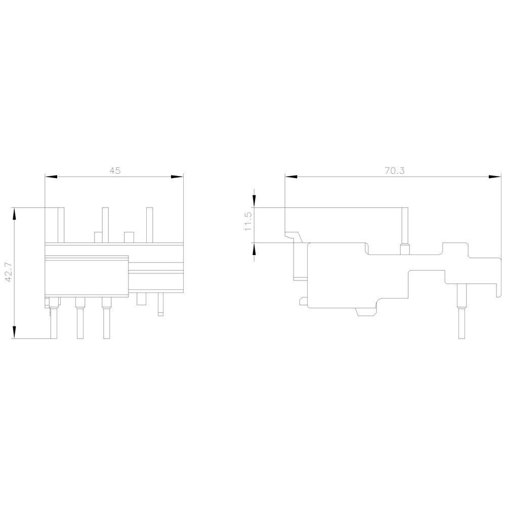 Siemens 3ra19211da00 Verbindungsbaustein Elektr.U.Mech. F.3rv1.2 U.3rt101 Ac+Dc