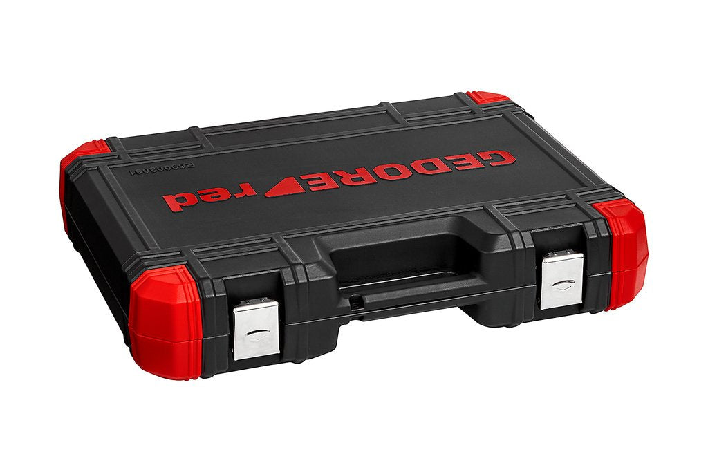 Gedore Juego De Llaves De Tubo Rojo 1/2" Universal Para Automóvil, 61 Piezas, Juego De Herramientas R69003061