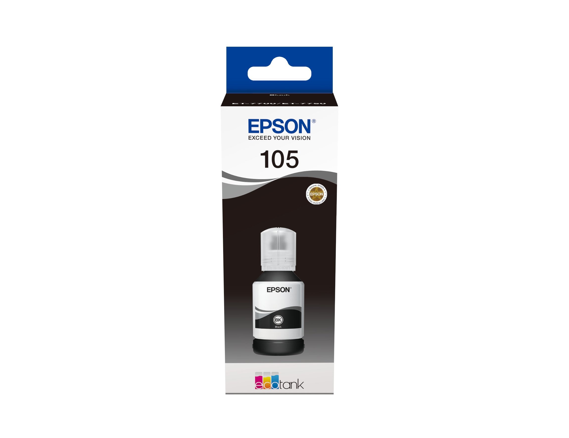 Epson Tinta Bote Negro Ecotank Et-7700 / Et-7750 - Nº 105