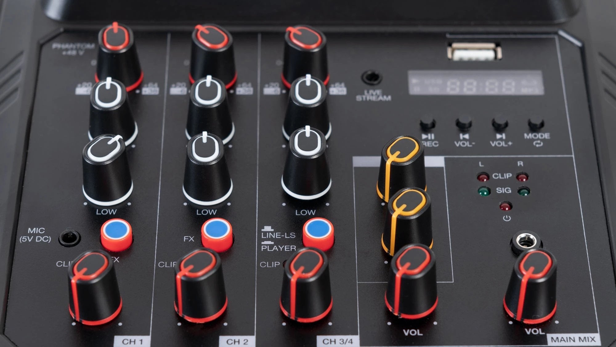 Mesa De Mezclas Fonestar Mix-4live