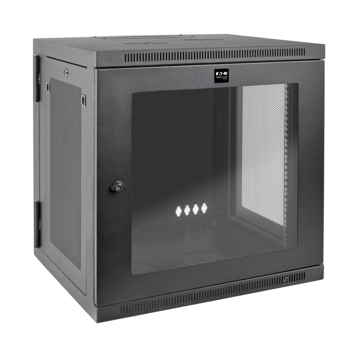 Tripp Lite Srw12usdpg Gabinete Smartrack 12u Para Instalación En La Pared Con Profundidad De Ups Con Ventana De Acrílico Transparente Y Parte Posterior Abisagrada