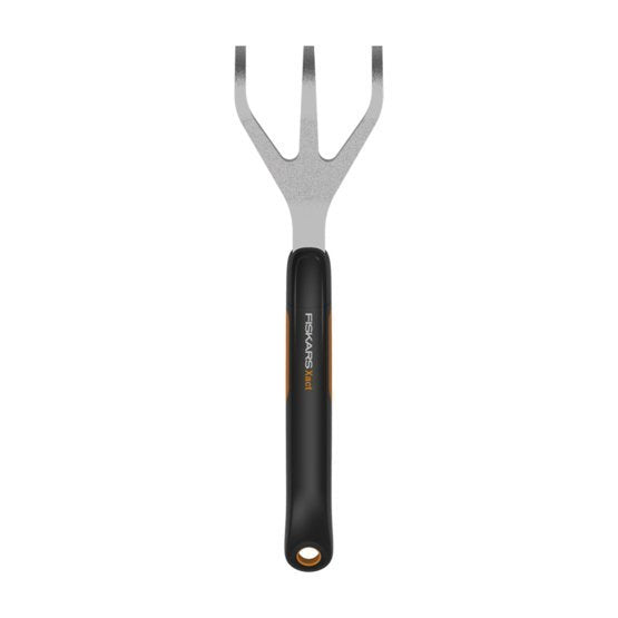 Fiskars Xact Rastrillo De Flores, Rastrillo De Mano Negro/Acero Inoxidable 1027047