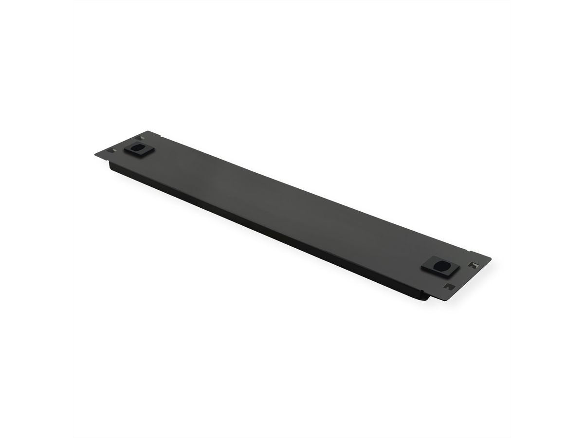 Roline 19-Zoll-Blindplatte Snap-In, 2 He, Schwarz