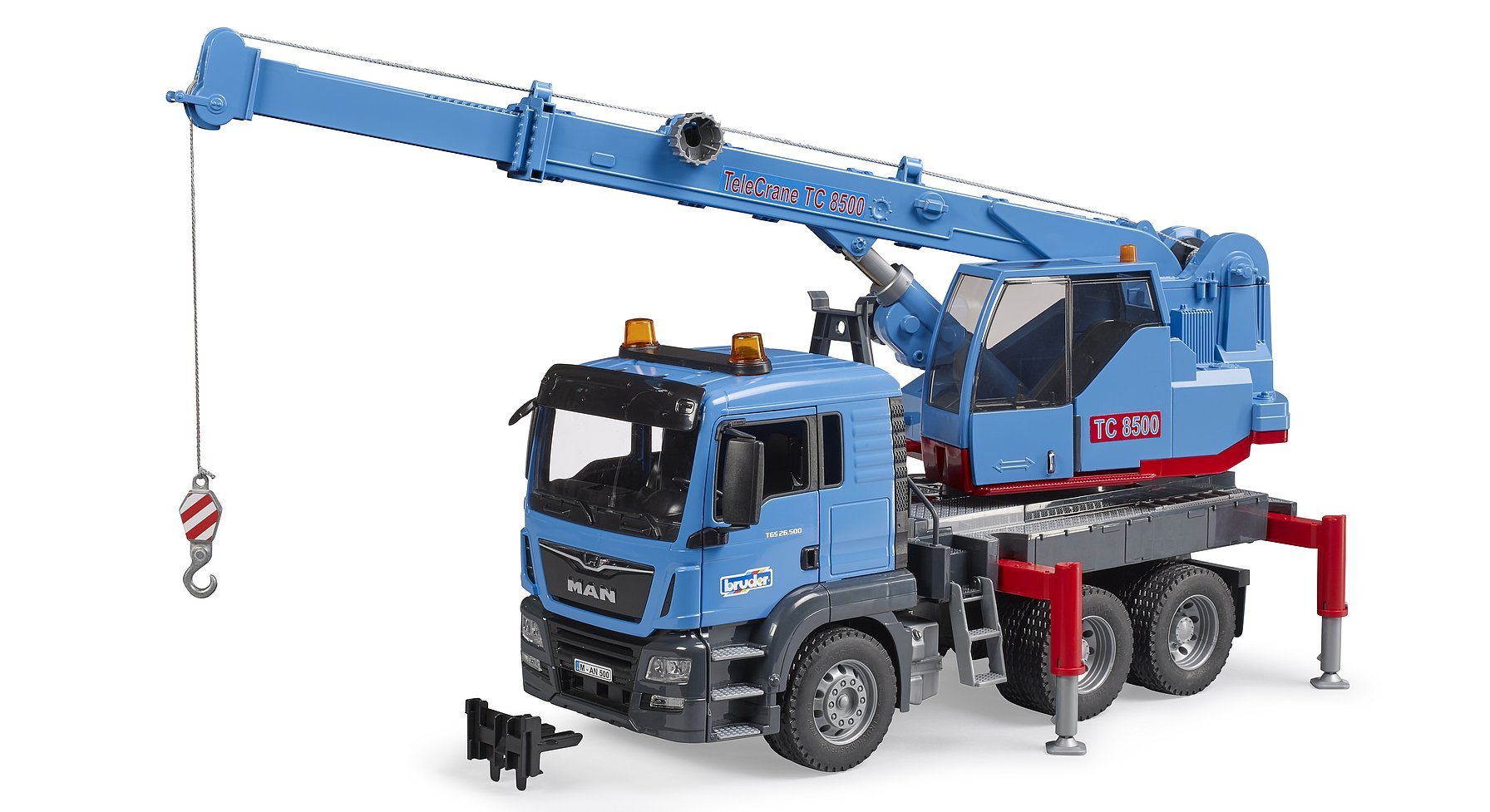 EAN 4001702037710 - BRUDER MAN TGS Kran-LKW imagen 3