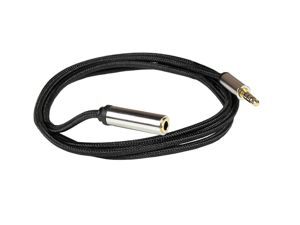 Python Audiocable 4-Pol. Klinkenm. An Hchse Negro 1m