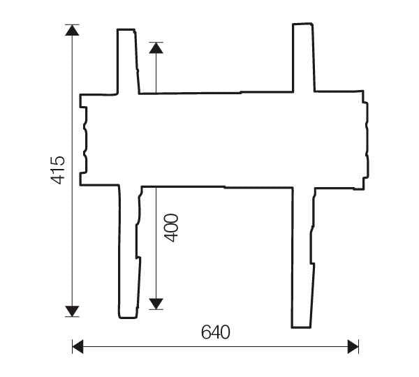 Itb Om06144 Soporte Para Tv 165,1 Cm (65") Negro