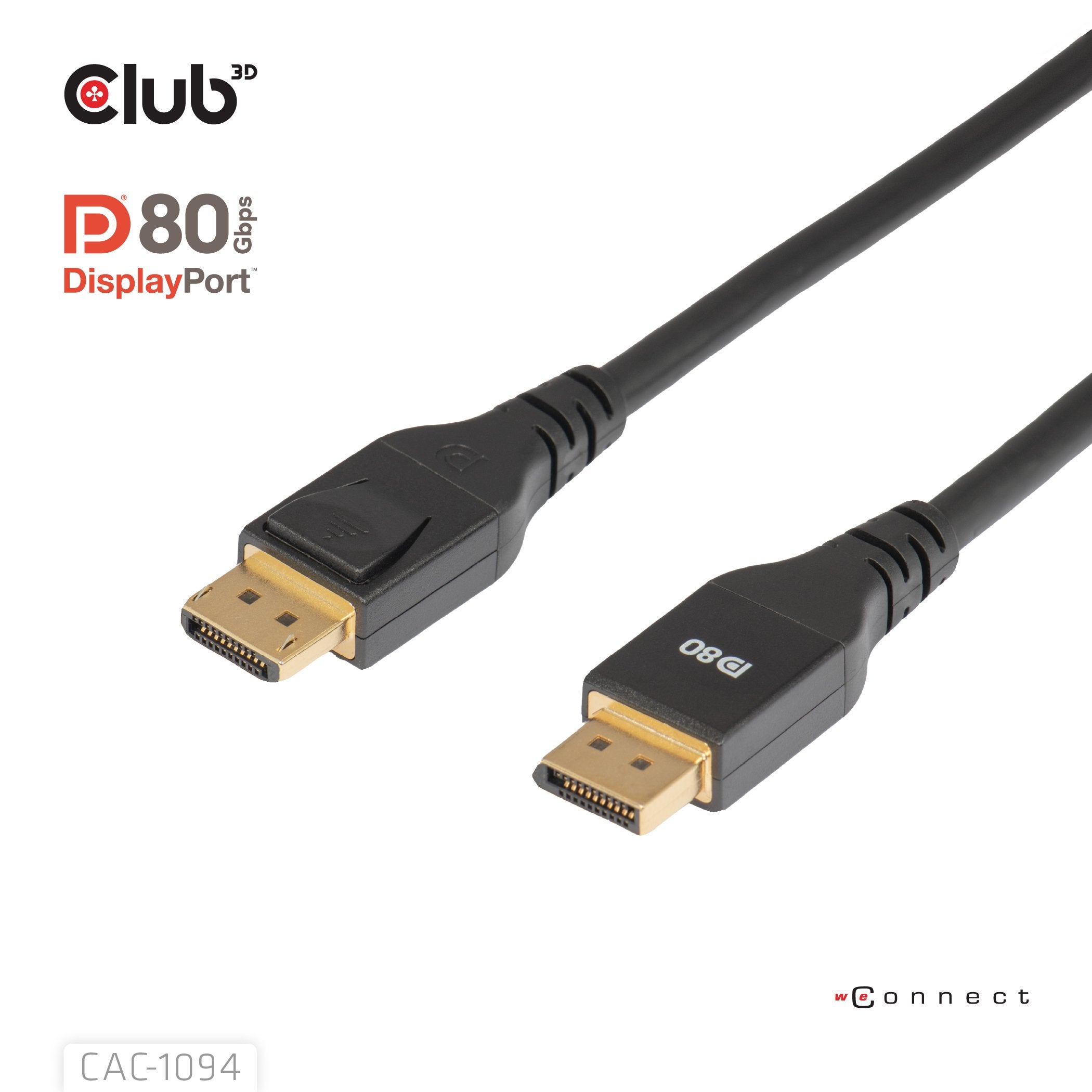 EAN 8719214473549 - CLUB3D CAC-1094 cable DisplayPort 2 m Negro imagen 8