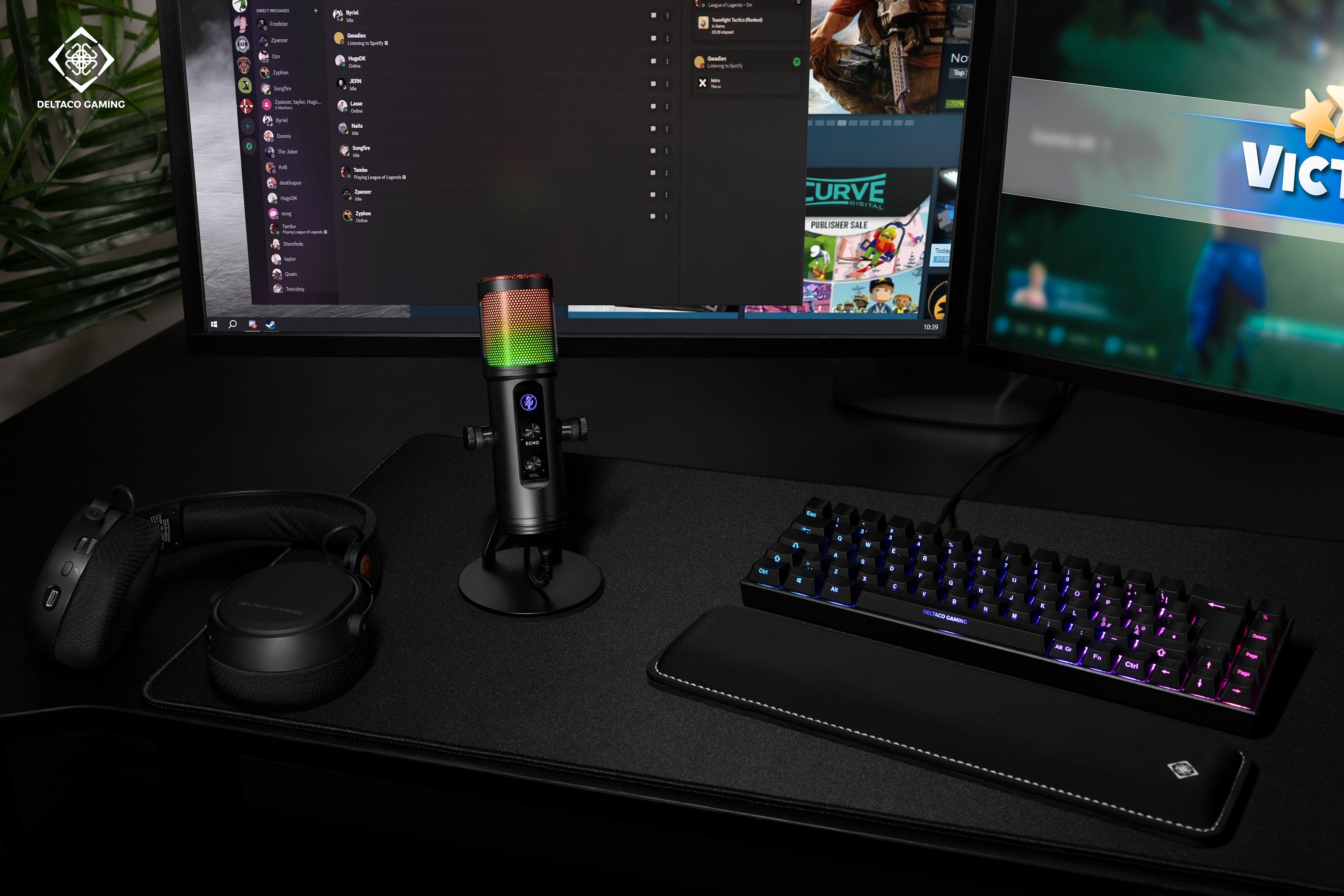 EAN 7333048060846 - Deltaco Gaming GAM-171 micrófono Negro Micrófono para crear podcasts imagen 12