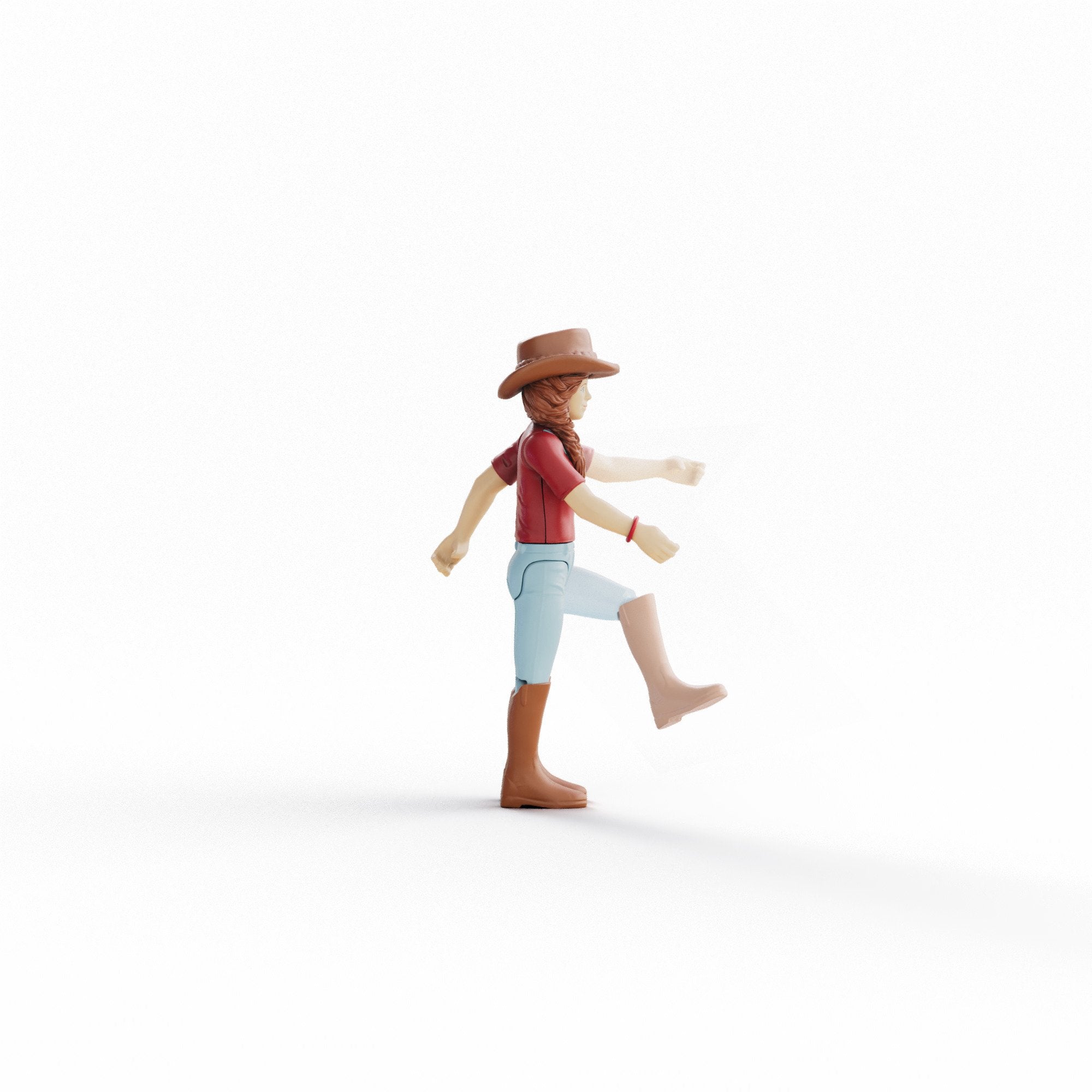 Schleich Horse Club Hannah Y Cayenne, Personaje Brown 42711