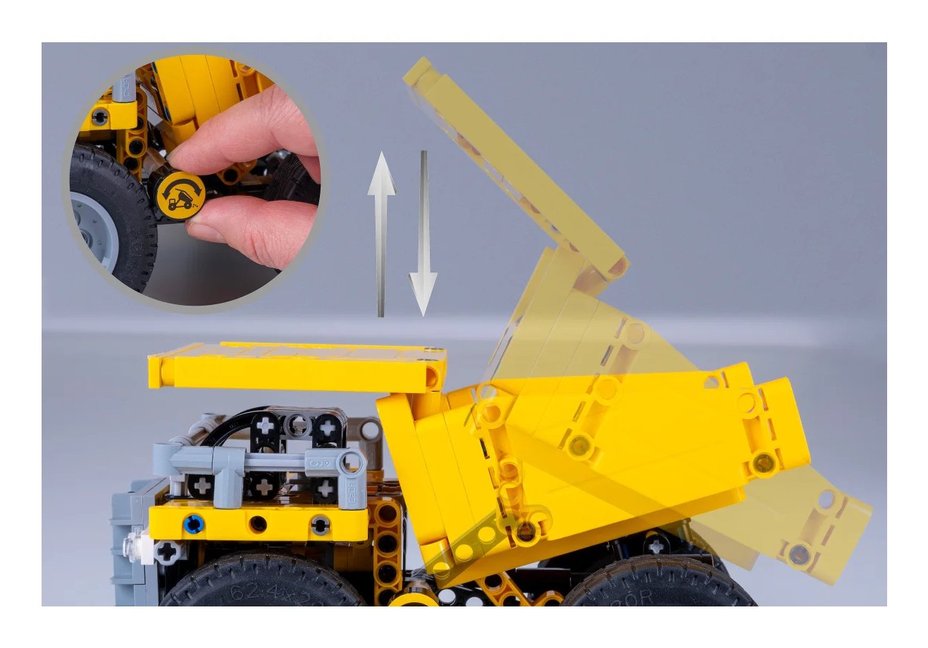 Jamara Cada Muldenkipper Bricks Amarillo 8+