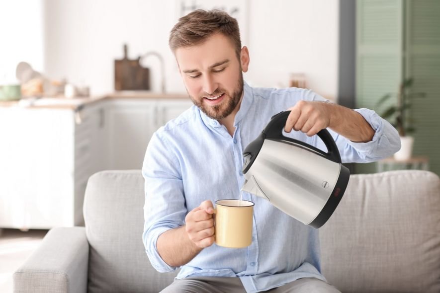 Eldom Hervidor De Acero Humi, 1800 W, Capacidad 1,7 L, Vitrocerámica