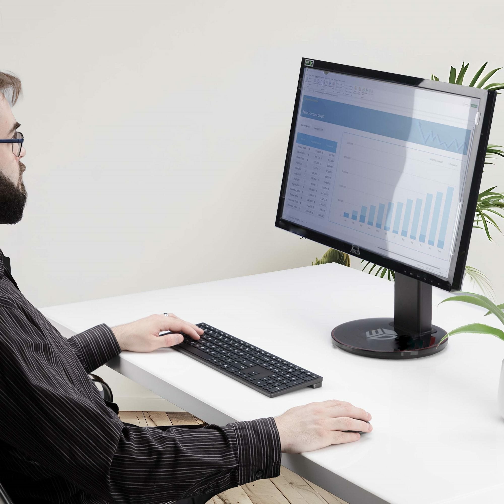 Startech.Com 24in 16:10 Anti-Blue Light Filter, Bluelight Screen Filter - Blickschutzfilter Für Bildschirme - 61 Cm Brei