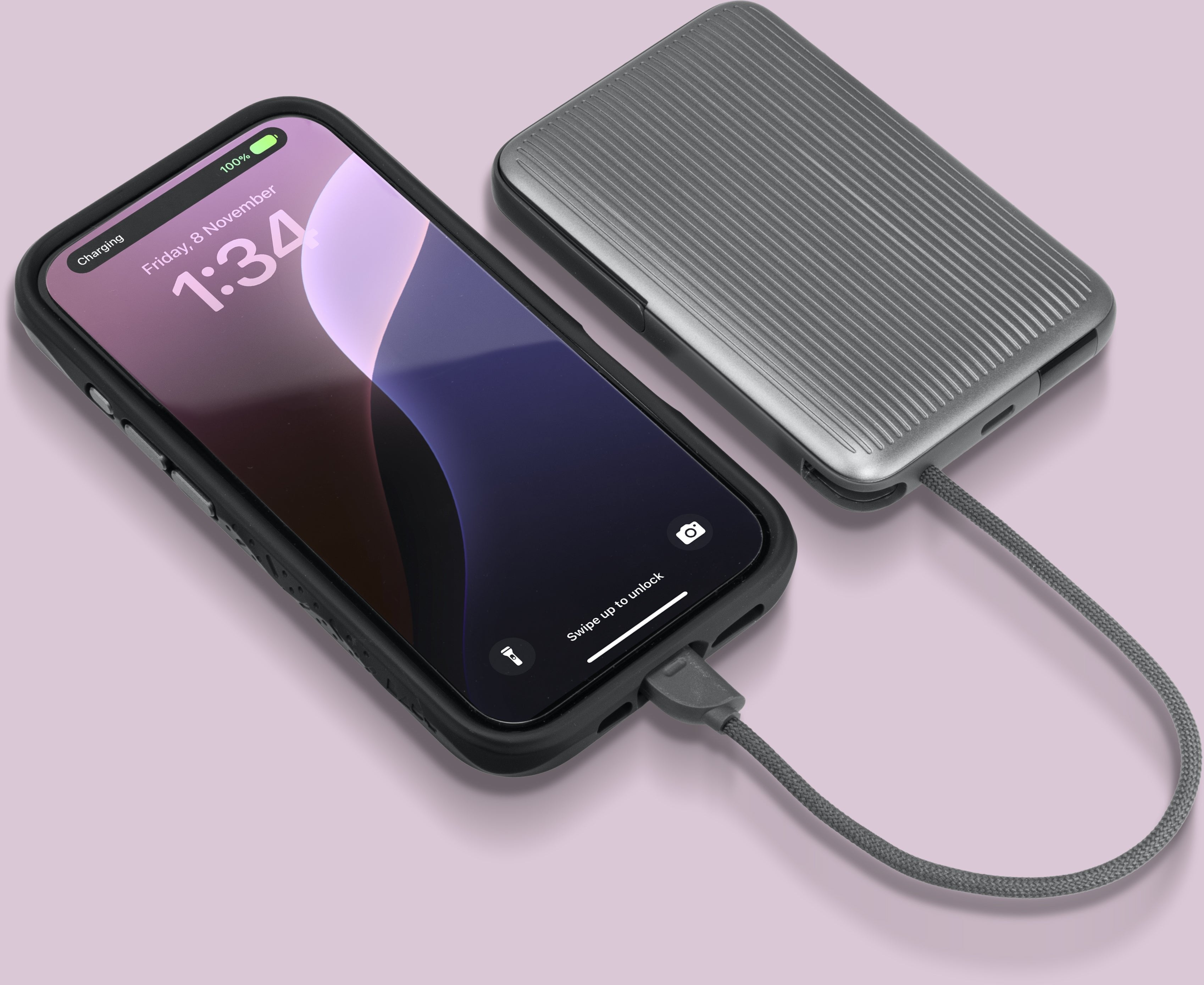 Laut Power Charge Riser+ Negro Powerbank