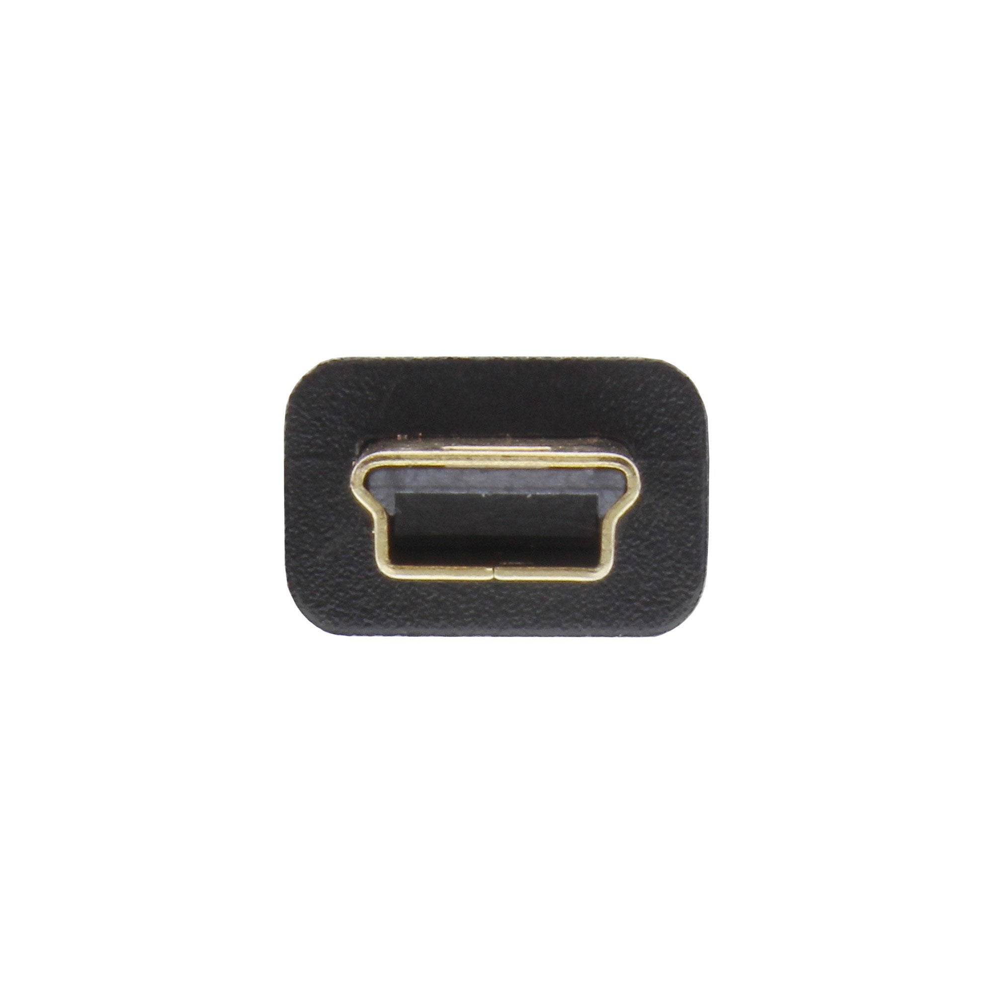 Inline Usb 2.0 Mini Cable Tipo A Macho A Mini-B Macho 5 Pines Negro / Dorado 5m