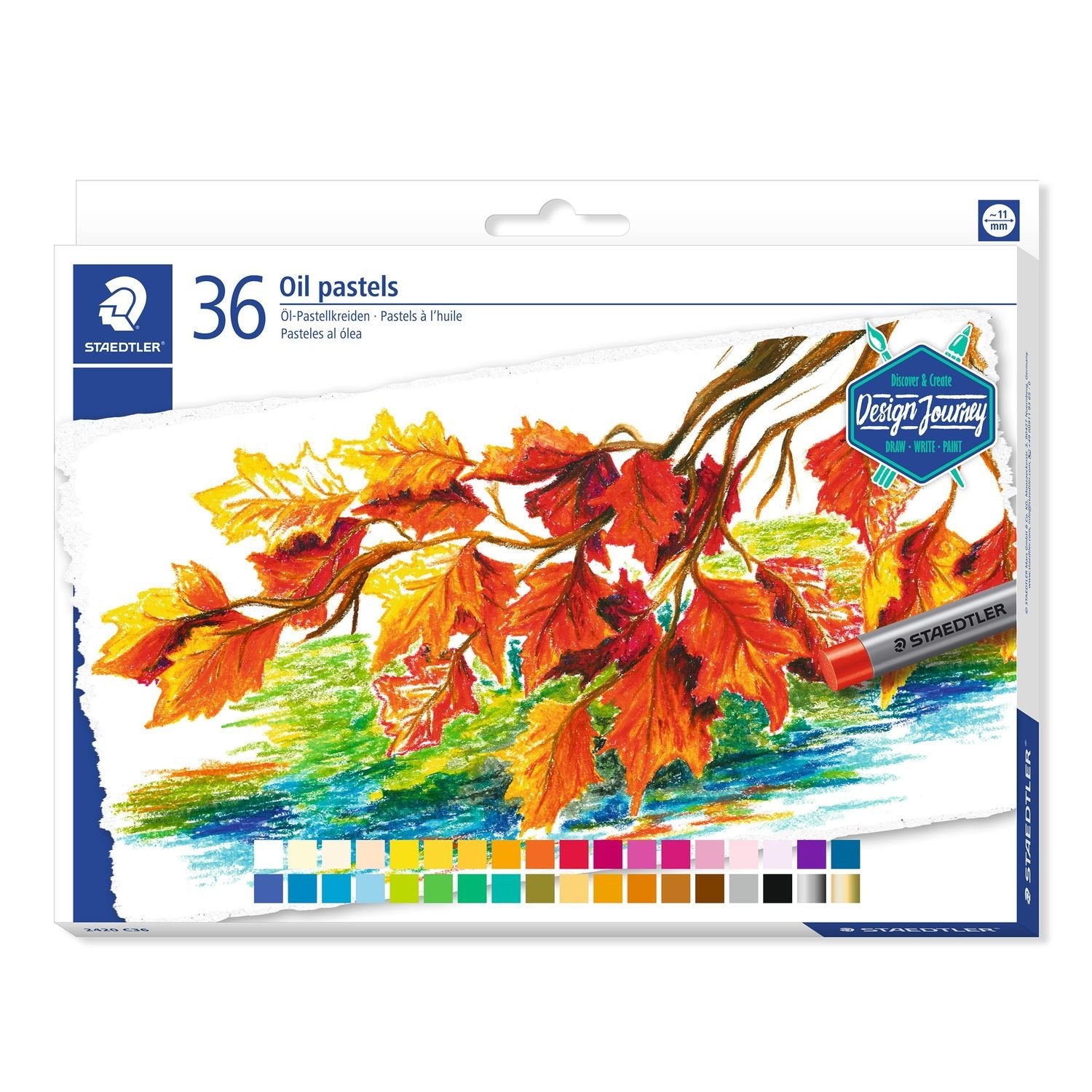 EAN 4006608200831 - Staedtler 2420 Pastel al óleo Multicolor 36 pieza(s) imagen 2