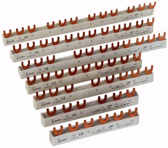 Eaton Evg-3phas 9modul 215645 Phasenschiene 3ph. 10qmm Gabel 9te