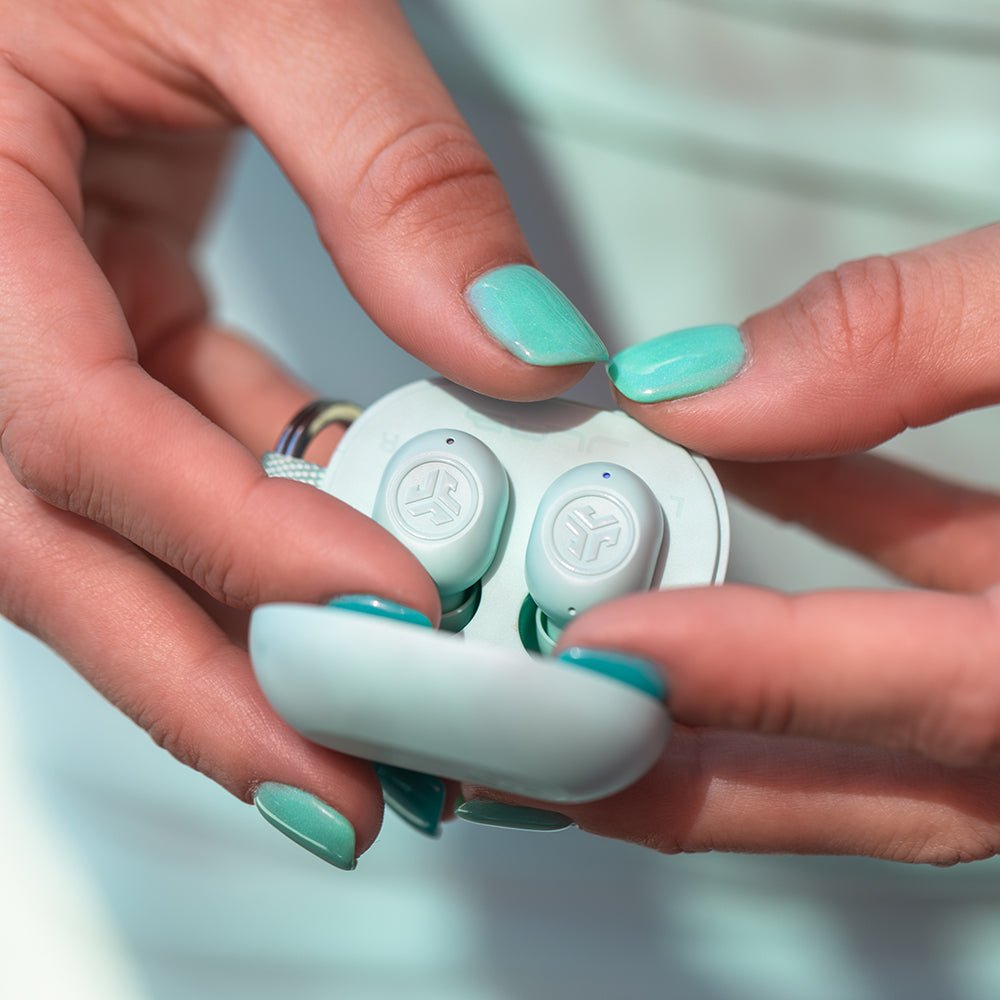 Mini Auriculares Jlab Jbuds  Inalámbrico  Bluetooth Color Menta