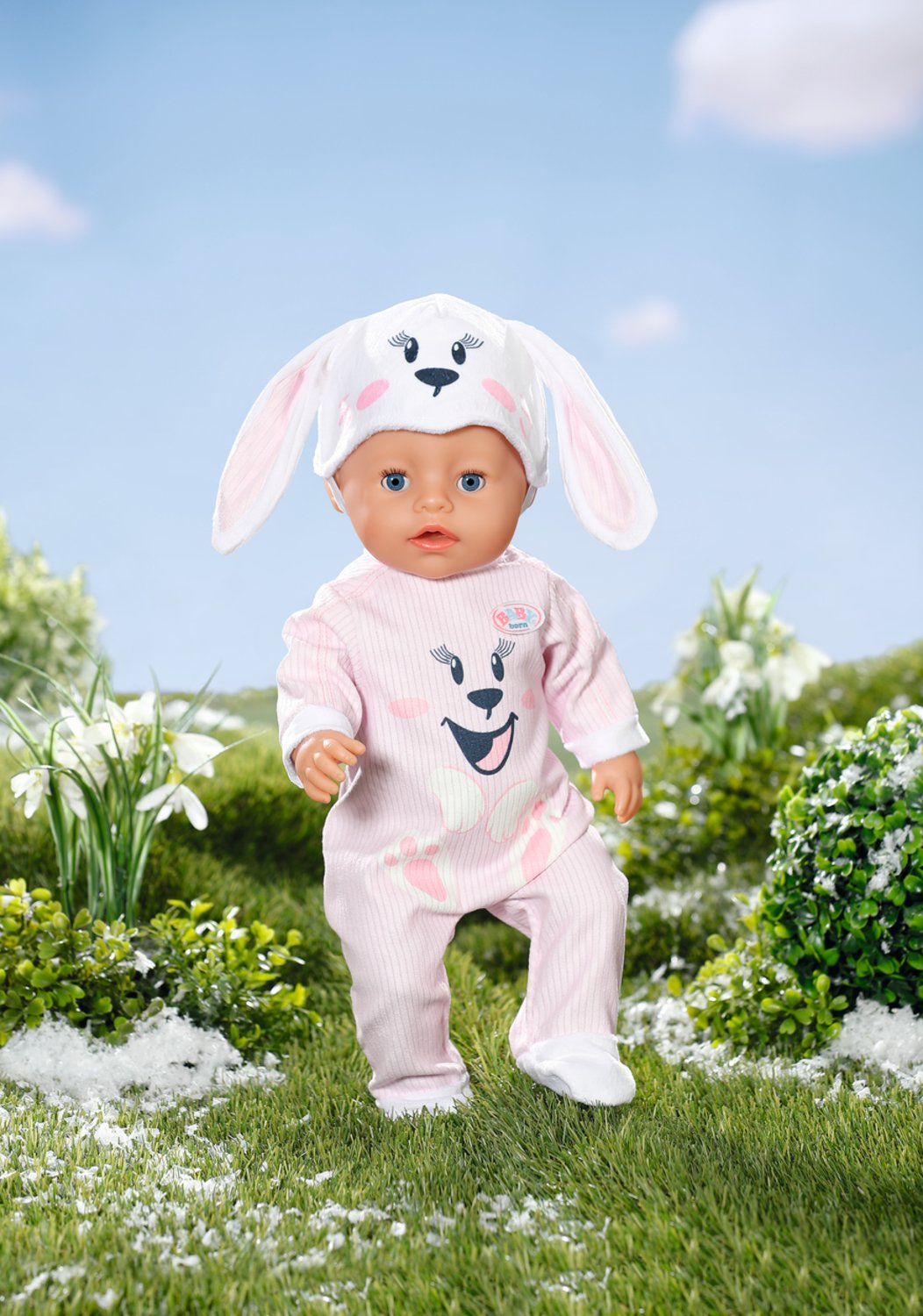 Zapf Creation Baby Born Bunny Cuddly Suit 43cm Pelele De Muñeca 834473