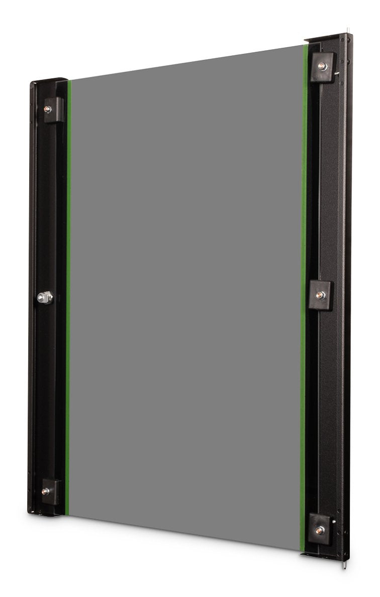 Puerta Frontal De Cristal Para Armario Mural De 19" 16u Unique Color Negro (Ral 9005)