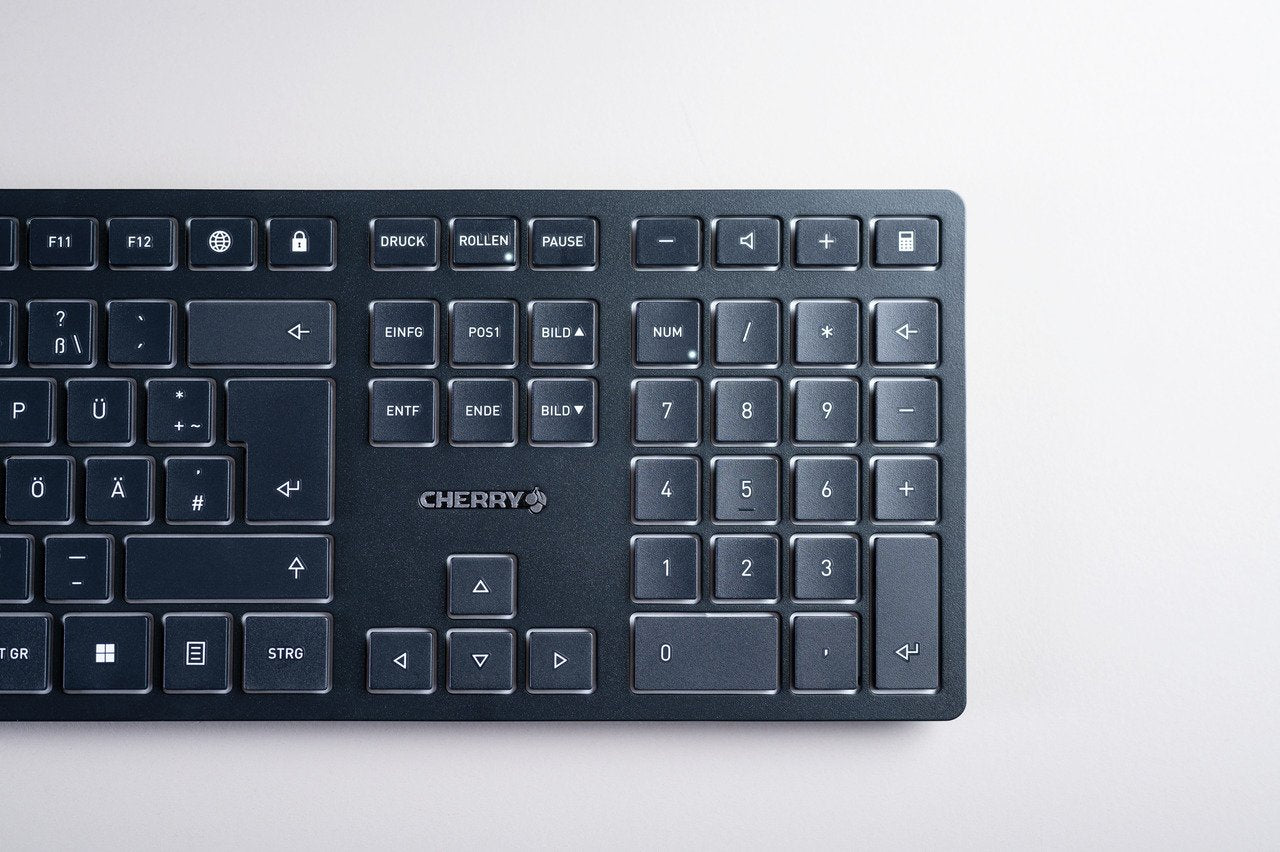EAN 4025112097195 - CHERRY KW 9100 SLIM teclado Universal RF Wireless + Bluetooth QWERTY Inglés del Reino Unido Negro imagen 9