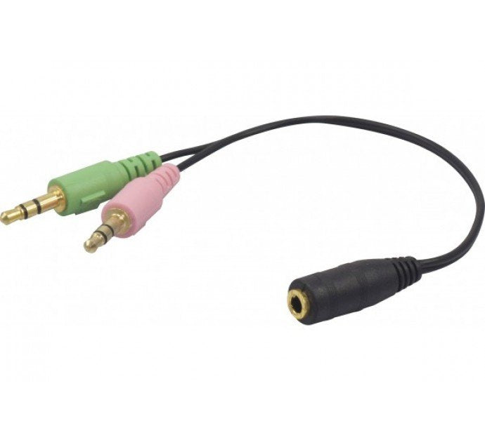 Hypertec 721136-Hy Cable De Audio 3,5mm 2 X 3.5mm Negro