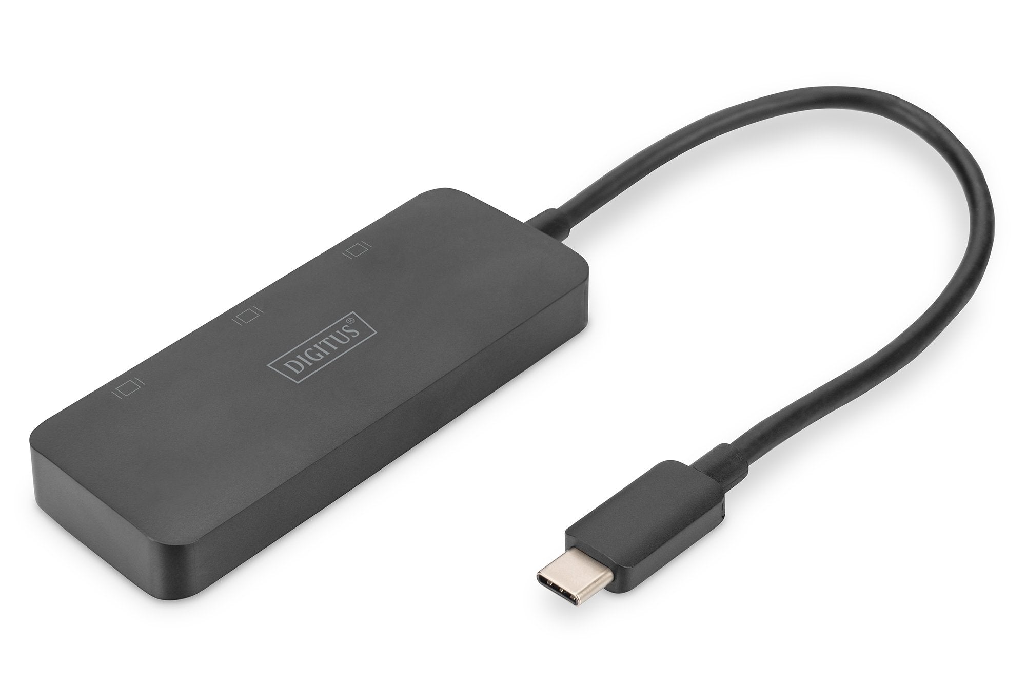 Digitus Usb-Hub 3-Port C ->3xdp M.Cable Negro