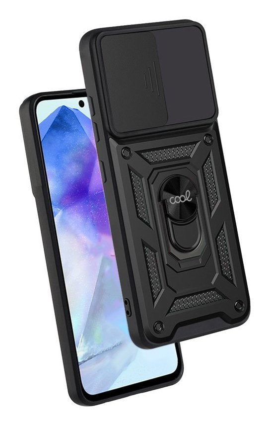 Funda Cool Samsung Galaxy A55 Hard Ring Negro