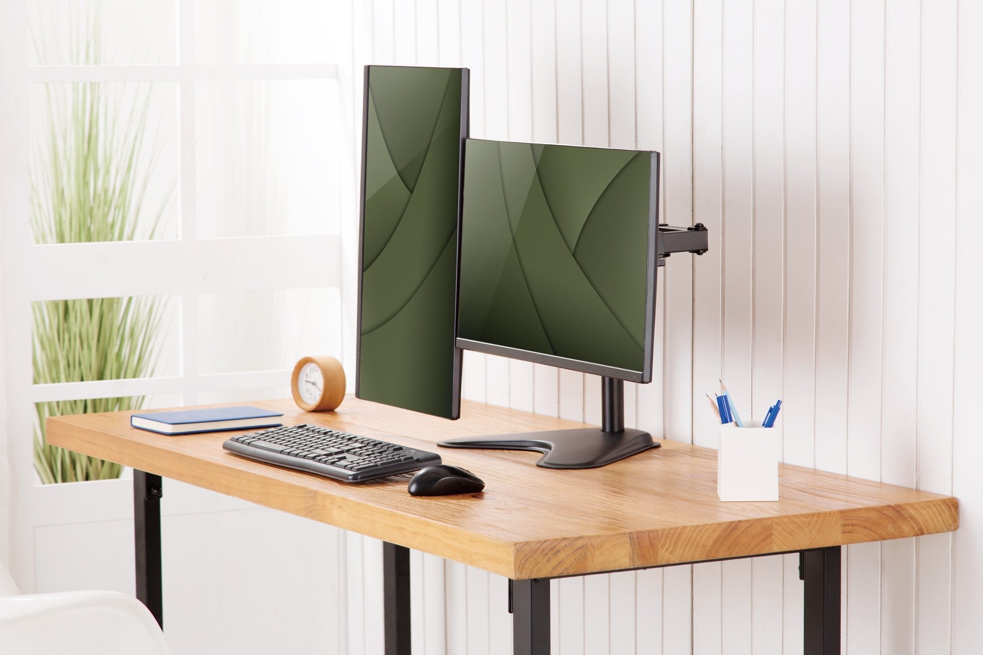 Digitus Soporte De Monitor Universal Dual 15'/32' Vesa 100x100 Máx 8kg Da-90401
