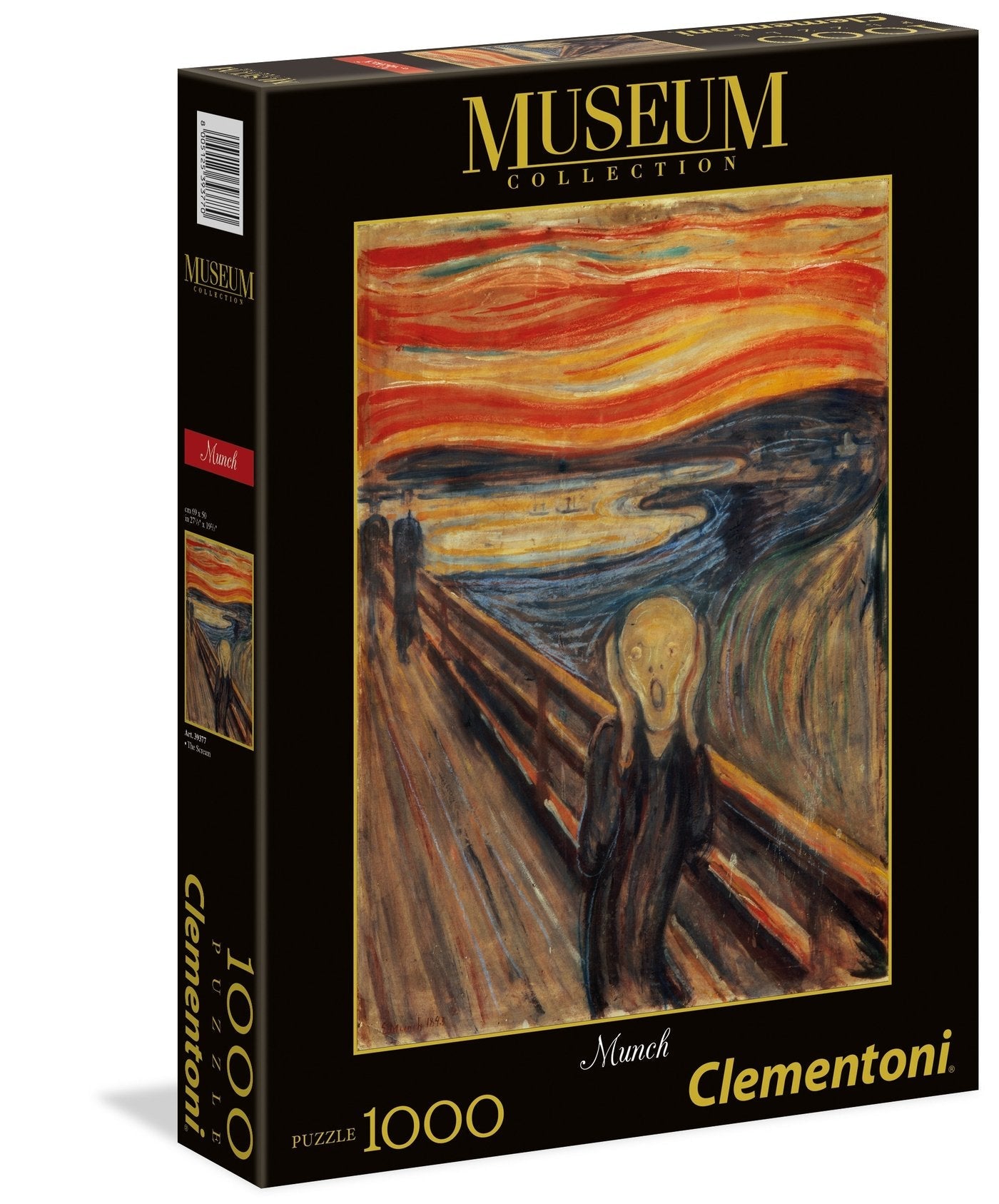 Clementoni Puzzle 1000 El Museum  Munch: L'Urlo 39377