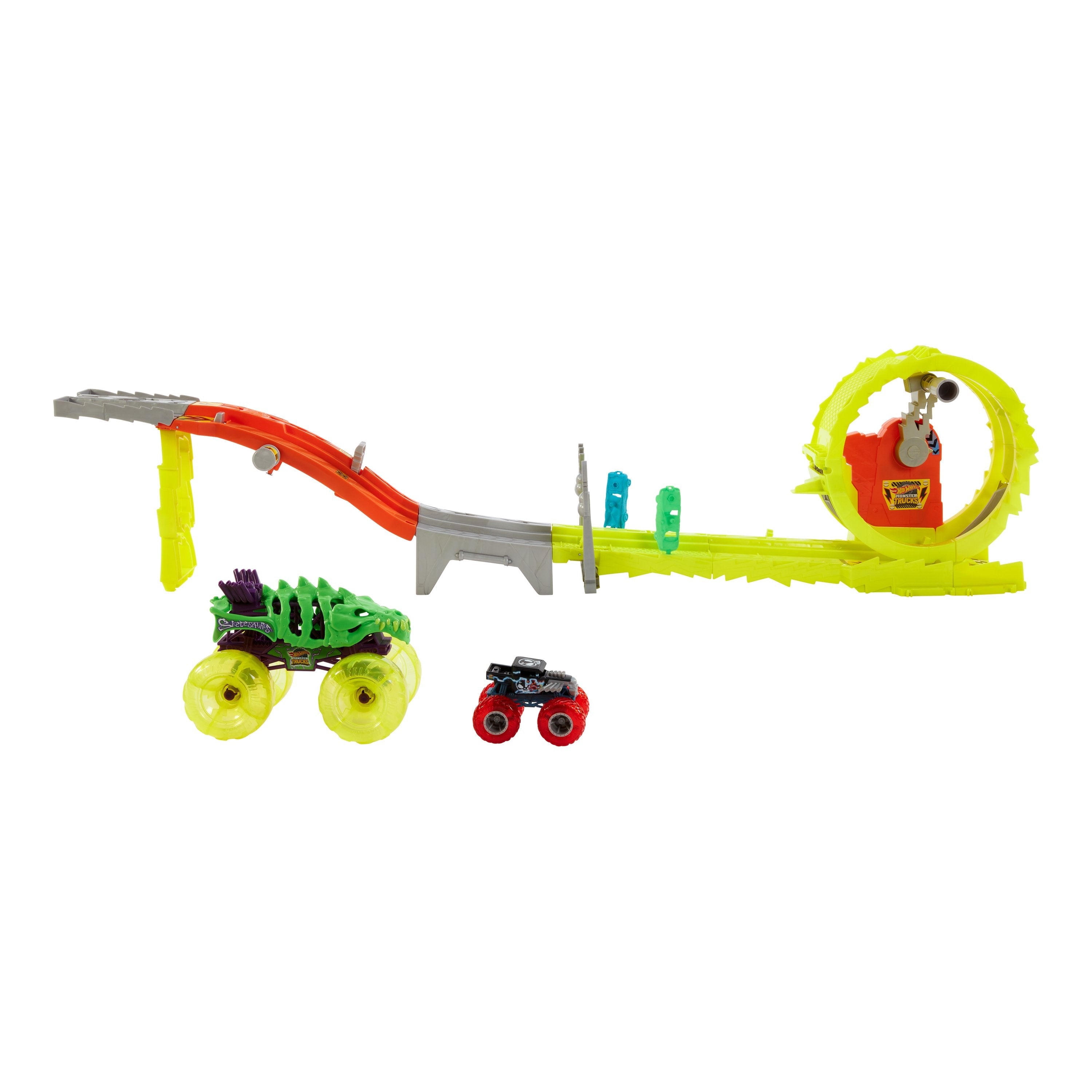 Vehículo  Hot Wheels Monster Trucks Power Chase Hxt05