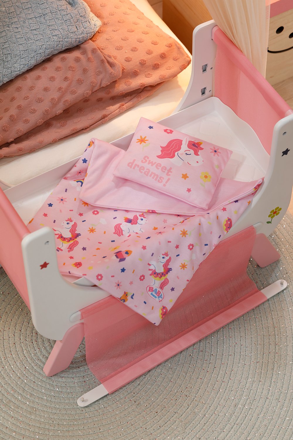 Zapf Creation Baby Born Beistellbett Unicornio 840993