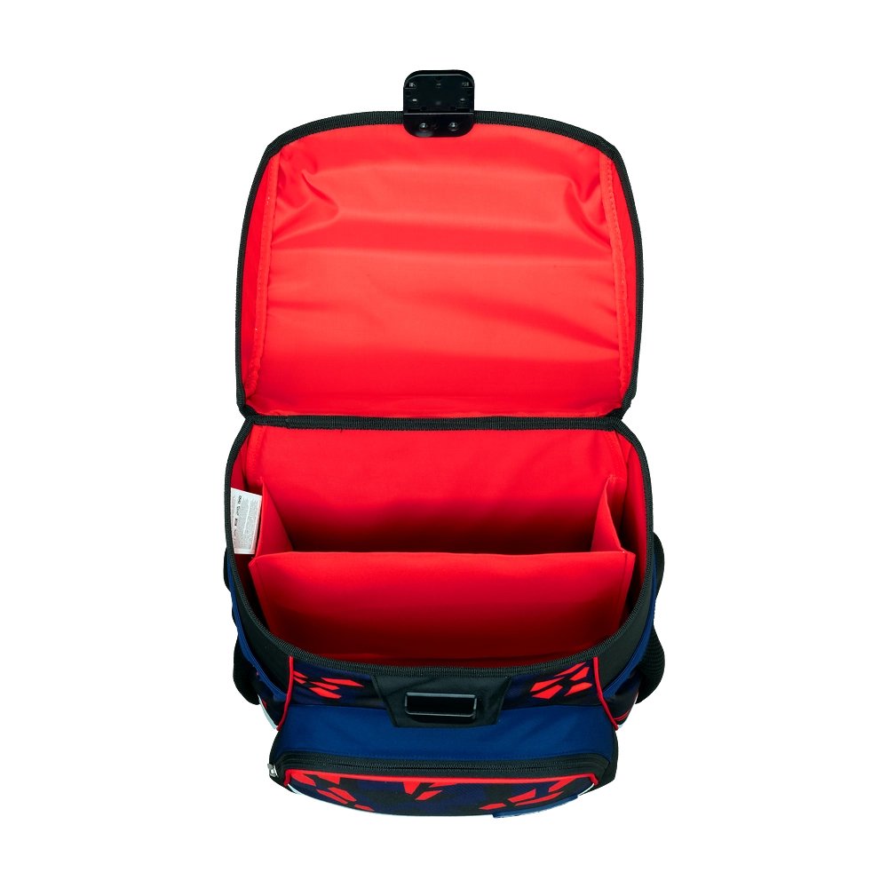 Herlitz Juego De Mochilas Escolares De 4 Piezas, Color Azul Y Rojo,