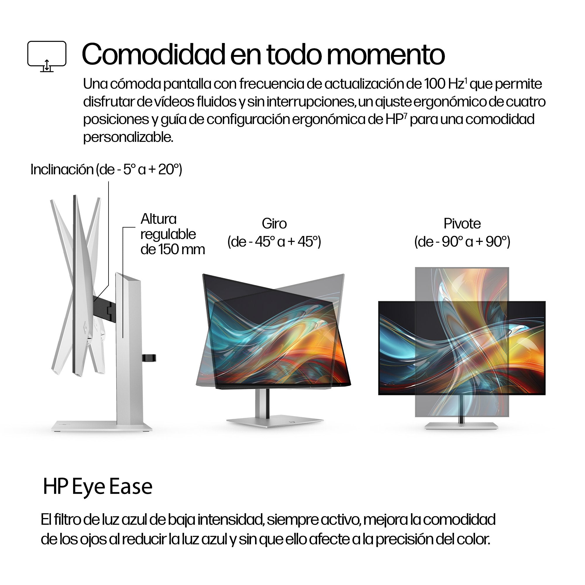 EAN 5715063476215 - HP Series 7 Pro 724pn pantalla para PC 61 cm (24") 1920 x 1200 Pixeles LCD Plata imagen 5