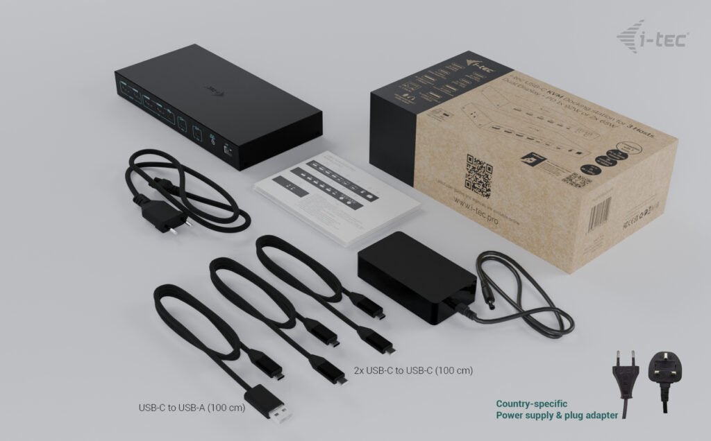 EAN 8595611707049 - i-tec C31KVMDOCKPDPRO base para portátil y replicador de puertos Alámbrico USB 3.2 Gen 1 (3.1 Gen 1) Type imagen 14
